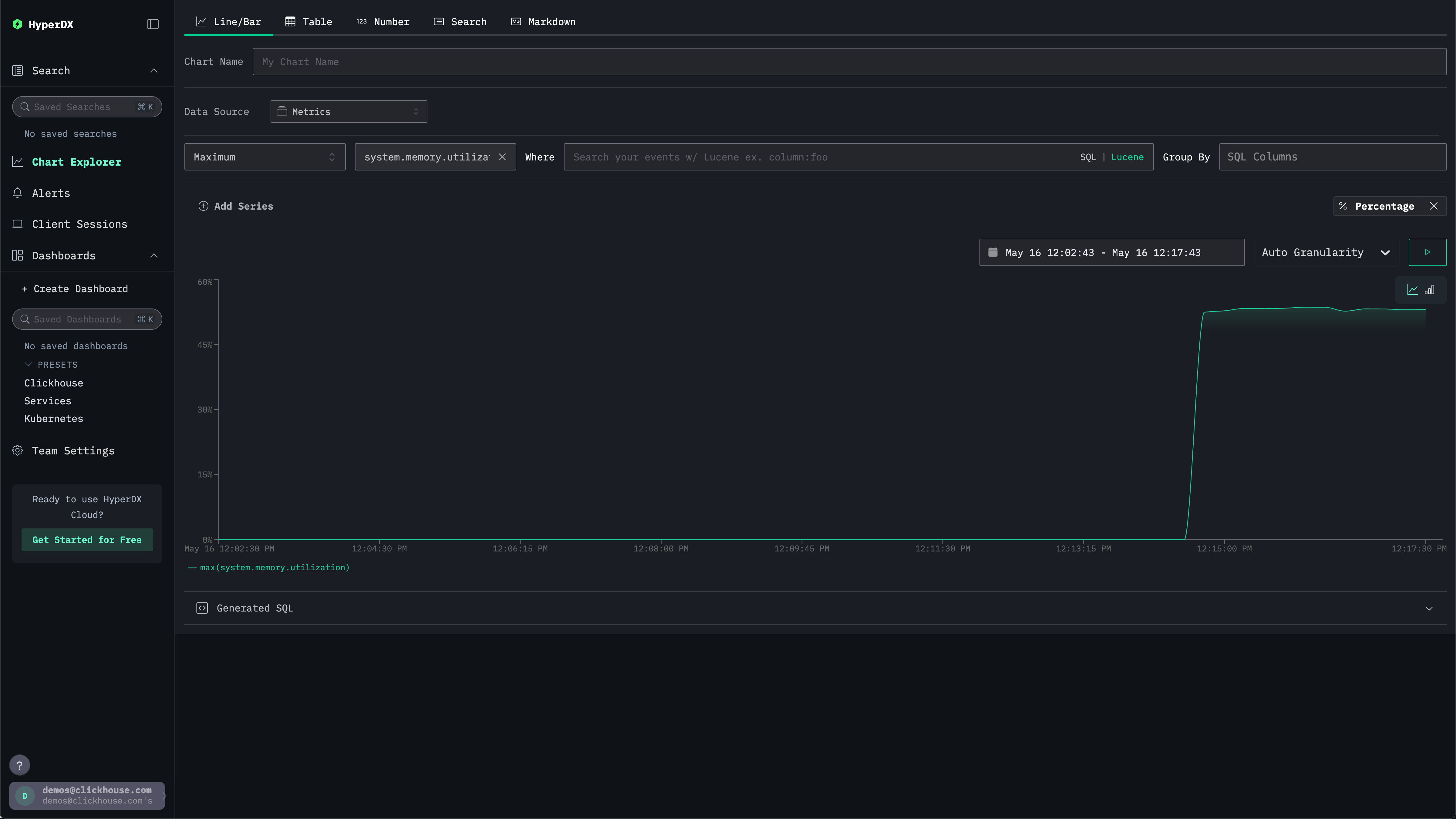 Использование памяти, %